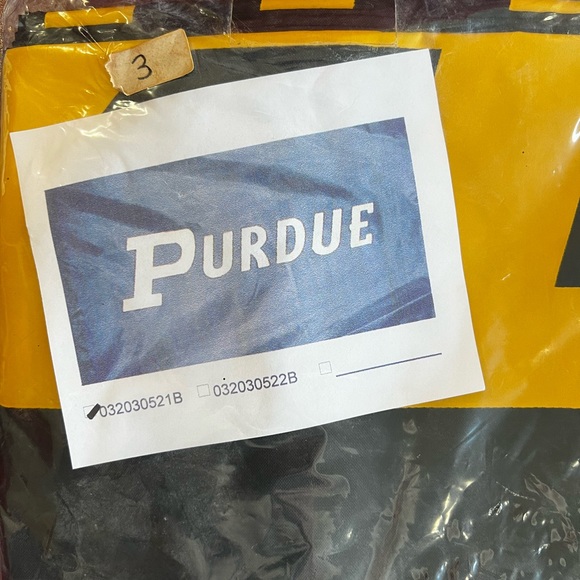 Purdue University 3 x 5 silk screened both sides grommets flag, made in 🇺🇸 USA - Picture 1 of 2